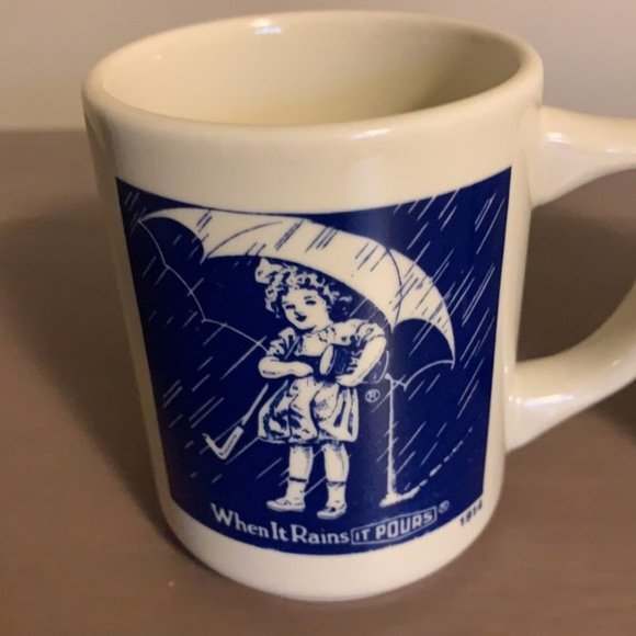 Vintage Morton Salt Ceramic Logo Mugs (2 Pcs.) - Picture 7 of 8
